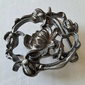 Women's Belt Buckle Pewter